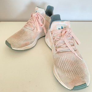 Adidas Sneakers Pastel Pink Tan Camo Print Size 7